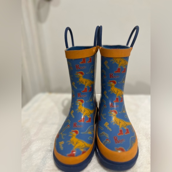 Kids Dinosaur Rain Boots- Boys 9, Girls 10 - Picture 1 of 6